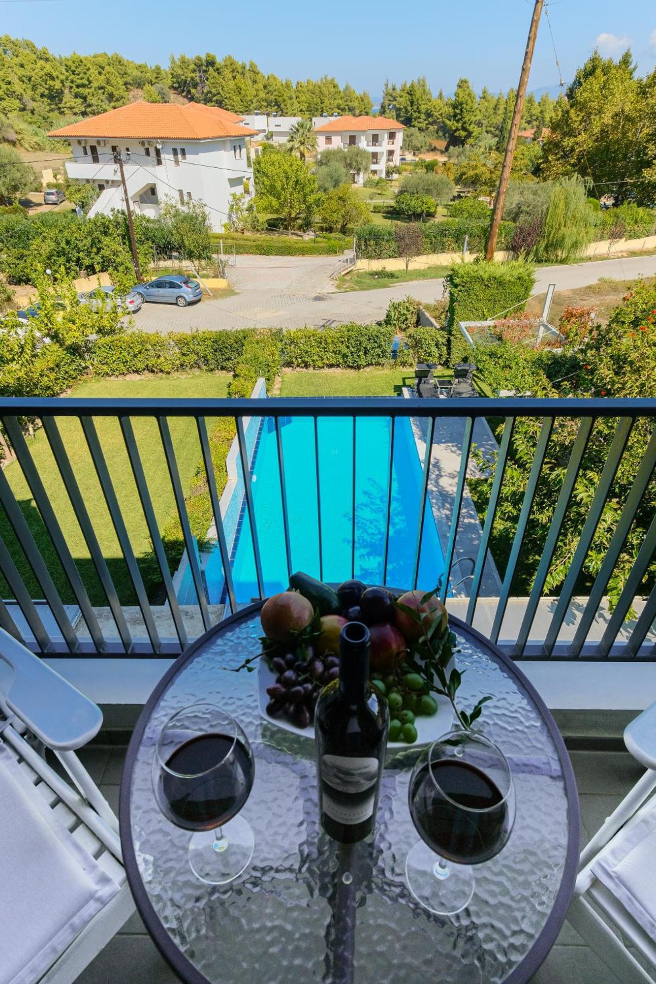 Deluxe Chrousso Pool Villa Palioúri Eksteriør bilde