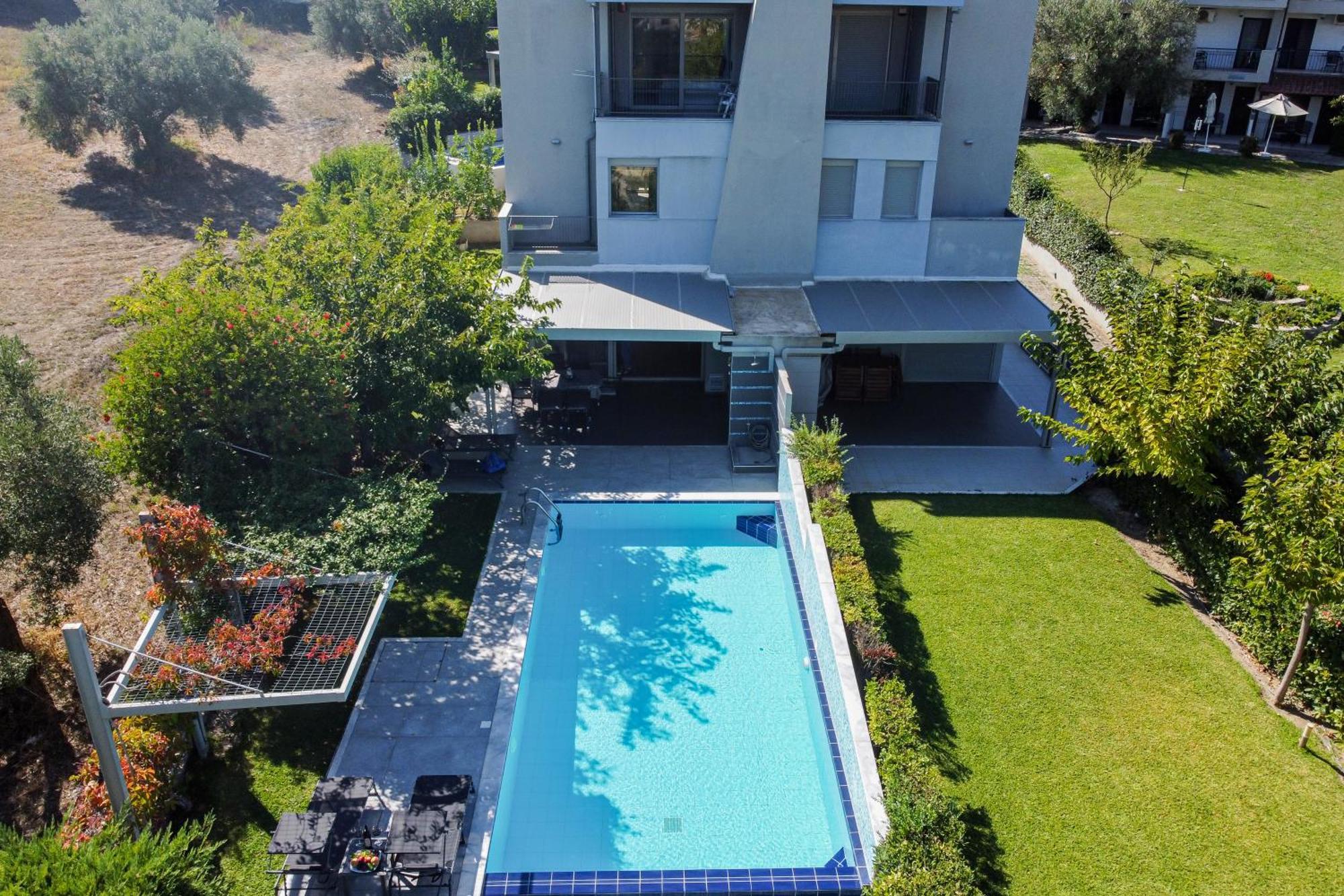 Deluxe Chrousso Pool Villa Palioúri Eksteriør bilde