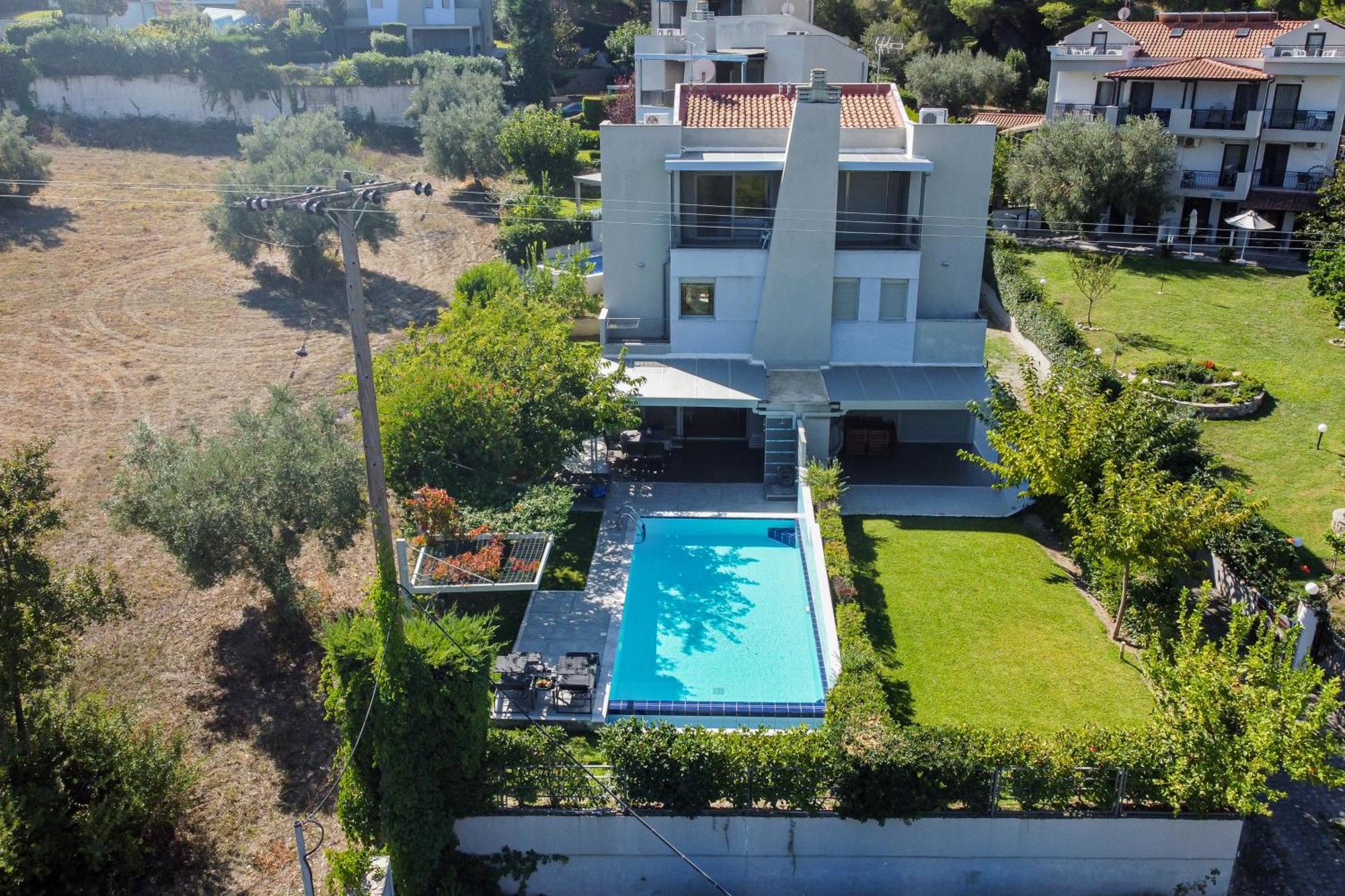 Deluxe Chrousso Pool Villa Palioúri Eksteriør bilde